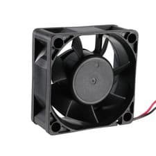 Image of 60mmx60mmx25mm Cooling Fan Long Life Dual Ball Bearings PC Case Fan Black