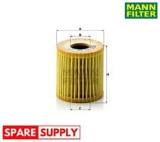 Image of OIL FILTER FOR SMART CABRIO CITY-COUPE CROSSBLADE MANN-FILTER HU 68 X