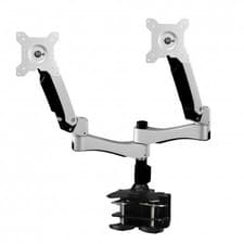 Image of Amer Mounts AMR2AC monitor mount / stand 61 cm (24inch) Desk Black Silver