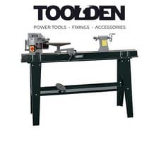 Image of Draper 60990 Variable Speed Wood Lathe with Digital Display 750W 230V