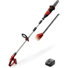 Image of Einhell 18V Cordless Hedge Trimmer & Pole Saw + Battery & Charger GE-HC 18