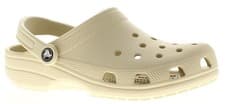Image of Crocs Girls Clog Sandals Junior Classic Slip On beige UK Size 2