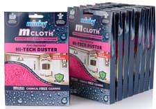 Image of Minky M Cloth Hi-Tech Duster Pack of 9  FOR OFFICE , HOME , KITCHEN, SHELF CLOTH