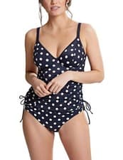 Image of 32GG Panache Anya Riva Spot Tankini Top SW1451 Underwired Balconette Swimwear