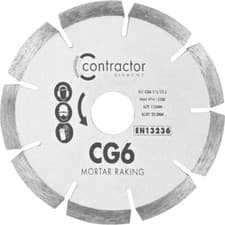 Image of Spectrum Mortar Raking Blade Diamond Blades Mortar Removal Brickwork Long Life