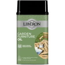 Image of Liberon Clear Garden Furniture Oil | Penetrates Deep Into Wood | Exterior Use