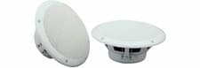 Image of 2 x White 6.5" 100W 8 Ohm Dual Cone Moisture Resistant Ceiling Speakers Bathroom