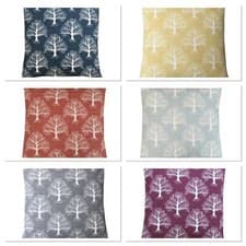 Image of Handmade Forest woodland Great Oak tree Decorative Scatter cushion cover