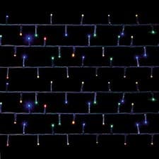Image of LED Christmas String Lights 1500 Multicolour Timer Home Indoor Outdoor 42.5m