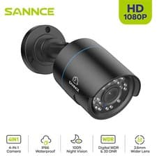 Image of SANNCE Bullet 4IN1 HD 1080p Outdoor CCTV Camera for Home Surveillance System Kit