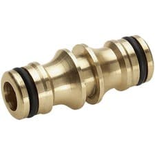Image of Kärcher Brass Hose Connector High-Quality Durable 2-Way