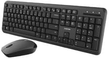 Image of Wireless Keyboard & Mouse Deskset, Black - CNS-HSETW2-UK
