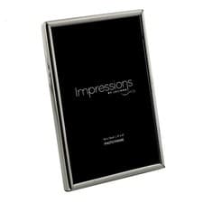 Image of Silver Plated Thin Edge Frame 4" x 6"