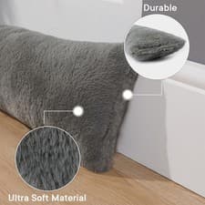 Image of OHS Draught Excluders for Doors Faux Fur 50x20cm