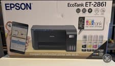 Image of Epson EcoTank ET-2861 wireless Printer - All-in-One - with full ink-RRP:£219.99 