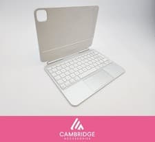Image of Genuine Apple Magic Keyboard iPad Pro 11" M4 / M5 A2975 White UK Excellent
