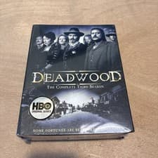 Image of Deadwood Complete Third Season 6 Disc DVD Box Set Region 1 Brand New & Sealed