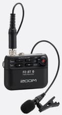 Image of BT Field Audio Recorder 32-bit with Lavalier Mic, Black - F2-BT