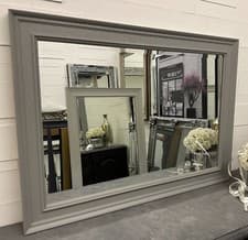 Image of X Large Modern Solid Wood Mirror-  Choose Colour & Size - CASTERBRIDGE Fabulous
