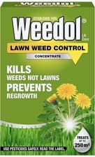 Image of Weedol Lawn Weedkiller Concentrate 500ml Kills Weeds Not Grass Treats 250m²