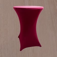 Image of 4Colour Stretch Cocktail Poseur Bar Spandex Table Cover Cloth Decor Color Select