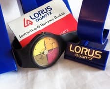 Image of Vintage Lorus Quartz Girls Wristwatch Y131-6190 –NOS–1980s – Rare Seiko Design