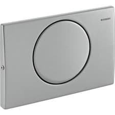 Image of Geberit Delta10 Flush Plate Stainless Steel - 115.101.00.5