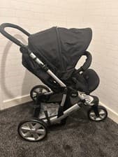 Image of Brand New Britax B-smart Pram, Black, 3 Wheeler, 3 In 1 Stroller