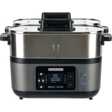 Image of Morphy Richards 470006 Intellisteam Steamer 1 Tier 1600 Watt Stainless Steel