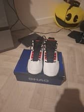 Image of Mens SHAQ Lace Up Comfortable Stylish Basketball Trainers Sizes from 7 to 14