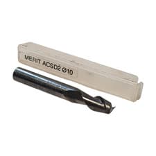 Image of Merit 10mm Solid Carbide 2-Flute Slot Drill High Helix ACSD2 10mm