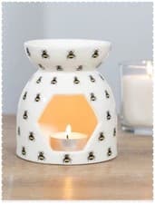 Image of All Over Bee Print Oil Burner