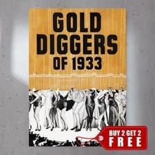 Image of Gold Diggers of 1933 (1933) 7x5 Movie Poster Premium Gloss 230gsm Paper 002