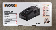 Image of WORX WA3880 20V 2.0A 50W Lithium Fast Charger 1 Hour Charger Brand New