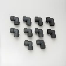 Image of PolyPlumb 15mm Elbow PB115 Grey Plastic Pack of 10 NEW