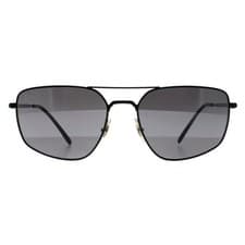 Image of Ray-Ban Sunglasses RB3666 002/K3 Polished Black Silver Polarized