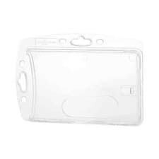 Image of Durable Enclosed Security Pass ID Card Holder for Lanyards 54x87mm Pack of 10