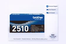 Image of Genuine Brother TN-2510 TN2510 Black Toner Cartridge 1200 Pages Original OEM