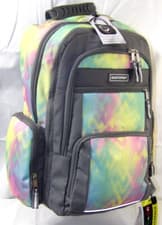 Image of Eastsport• Pastel Rainbow Tie Dye• Raptor Expander Backpack• w/ Suresnap• NWT•