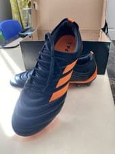 Image of adidas Mens Copa 20.1 FG Firm Ground Football Boots Core Black/Signal Orange/