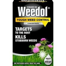 Image of Weedol Tough Weed Control Weedkiller Concentrate 500ml Treats 250m2