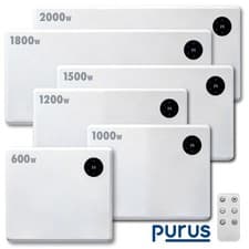 Image of WIFI Electric Panel Heater Wall Mounted or Portable Heater Timer & Thermostat