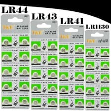 Image of LR44 battery batteries LR44 LR41 LR1130 LR43 Alkaline 1.5v Cell Button Battery