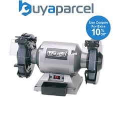Image of Draper 29621 Heavy Duty Bench Grinder, 200mm, 550W