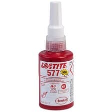 Image of Loctite 577 50ml 250ml General purpose thread sealant for metal pipes Uk Stock