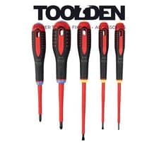 Image of Bahco BE-9882S Insulated ERGO Screwdriver Set (SL/PZ) 5pcs