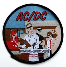 Image of AC/DC - DIRTY DEEDS DONE DIRT CHEAP SEW ON PATCH