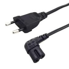 Image of EU to IEC C7 AC Power Cord Schuko CEE7/16 Figure-8 3M/5M TV Cable