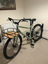 Image of Cannondale Treadwell Hybrid Bike - Sage Green - M/L Frame- Front Rack & Fenders