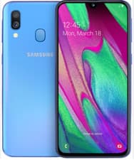 Image of Samsung Galaxy A40 - 64GB - Blue (Unlocked) (Dual SIM) Very good